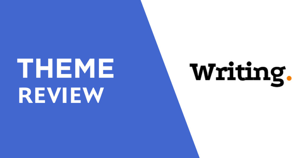 Writing Personal Blog WordPress Theme Review