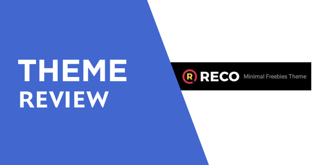 Reco Minimal Lightweight AMP Theme for Freebies Review